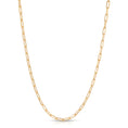 Load image into Gallery viewer, 2.7mm Solid 14k Gold Diamond Cut Paperclip Chain