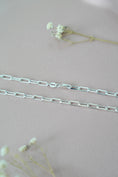 Load image into Gallery viewer, 3.5mm Diamond Cut Paperclip Chain