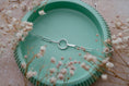 Load image into Gallery viewer, circle pendant and paperclip chain