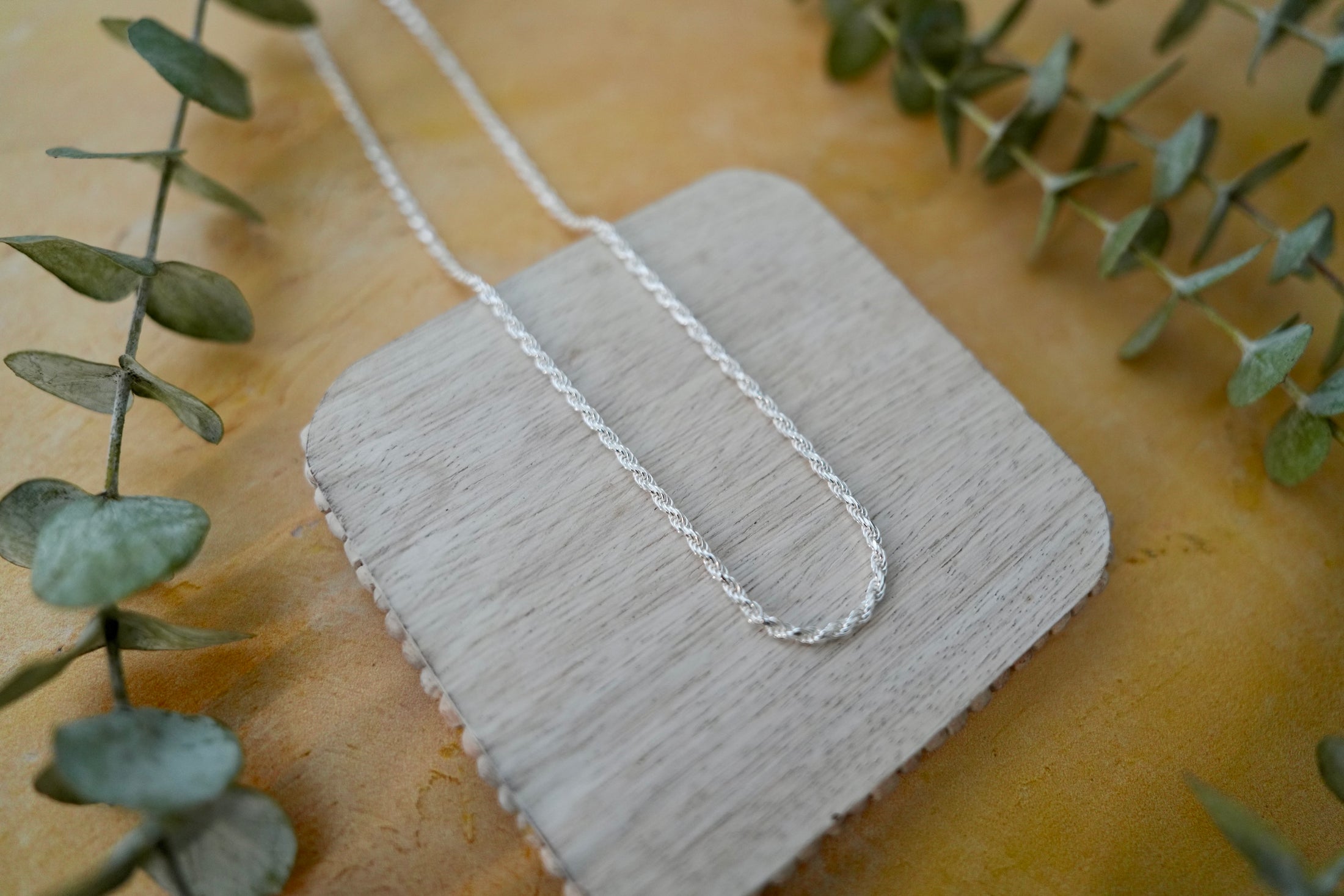 Sterling Silver 2.3mm Rope Chain