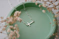 Load image into Gallery viewer, Sterling Silver 925 Cross paperclip necklace for women
