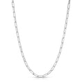 Load image into Gallery viewer, 3.5mm Diamond Cut Paperclip Chain
