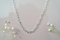 Load image into Gallery viewer, 3.5mm Diamond Cut Paperclip Chain
