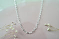 Load image into Gallery viewer, 3.5mm Diamond Cut Paperclip Chain
