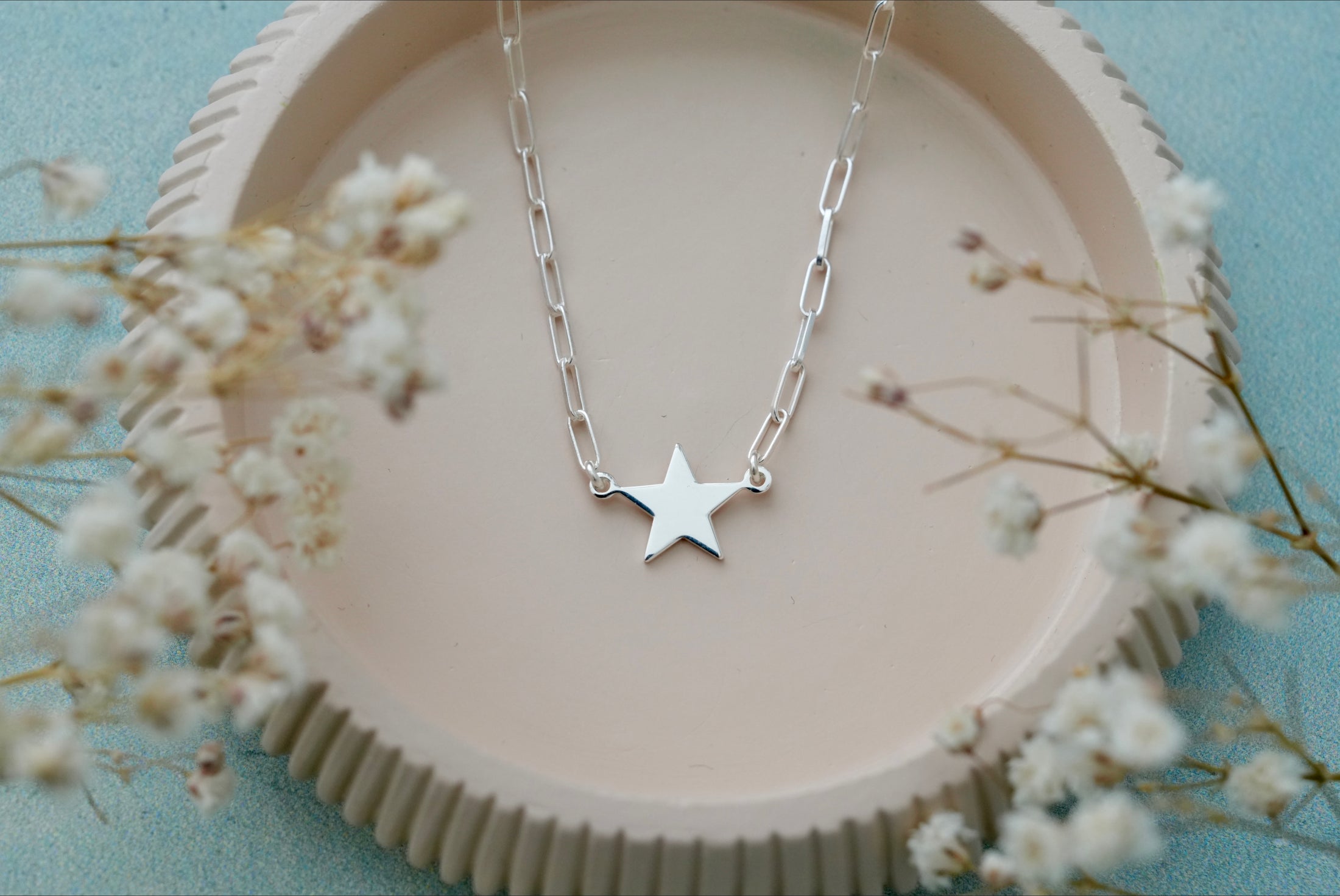 Star Paperclip Necklace