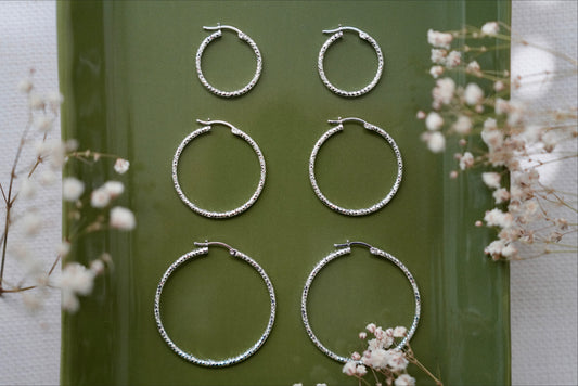 Sterling Silver Hoop Earrings